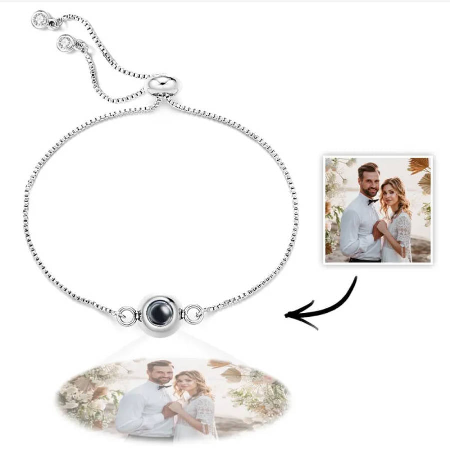 Photo Projection Bracelet Personalized Adjustable Bracelet