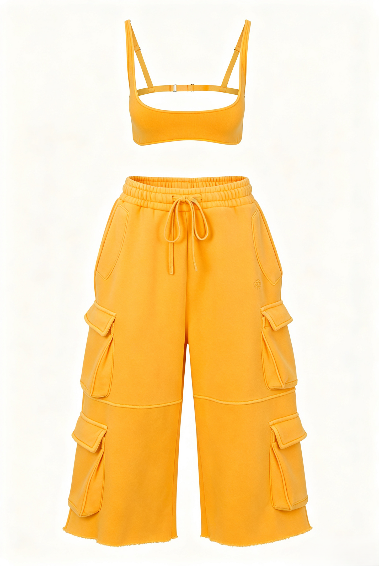 Rosa Cross Top and Cargo Jorts Set