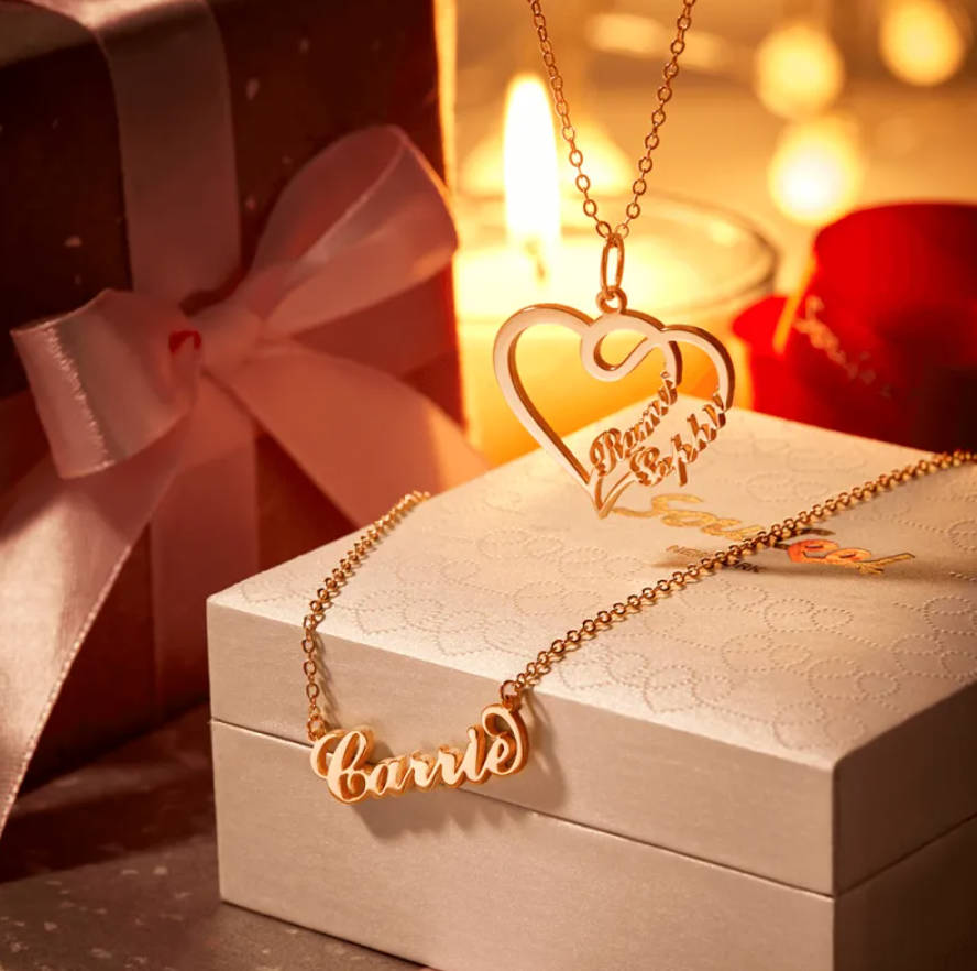 "Carrie" Style Name Necklace Gifts For Her