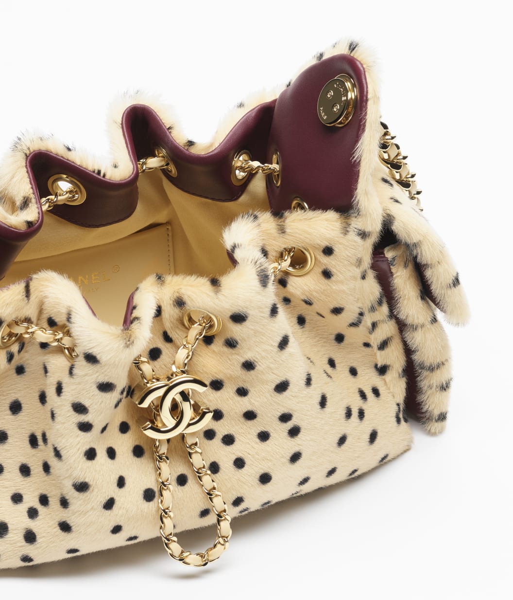 Doublie-C Lambskin Metal Mini Handbag