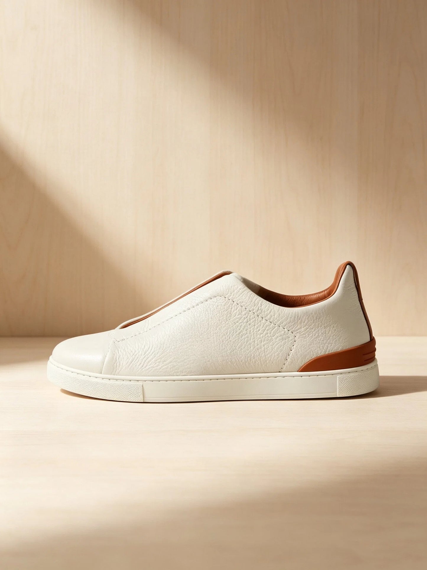 White Suede Casual Sneakers