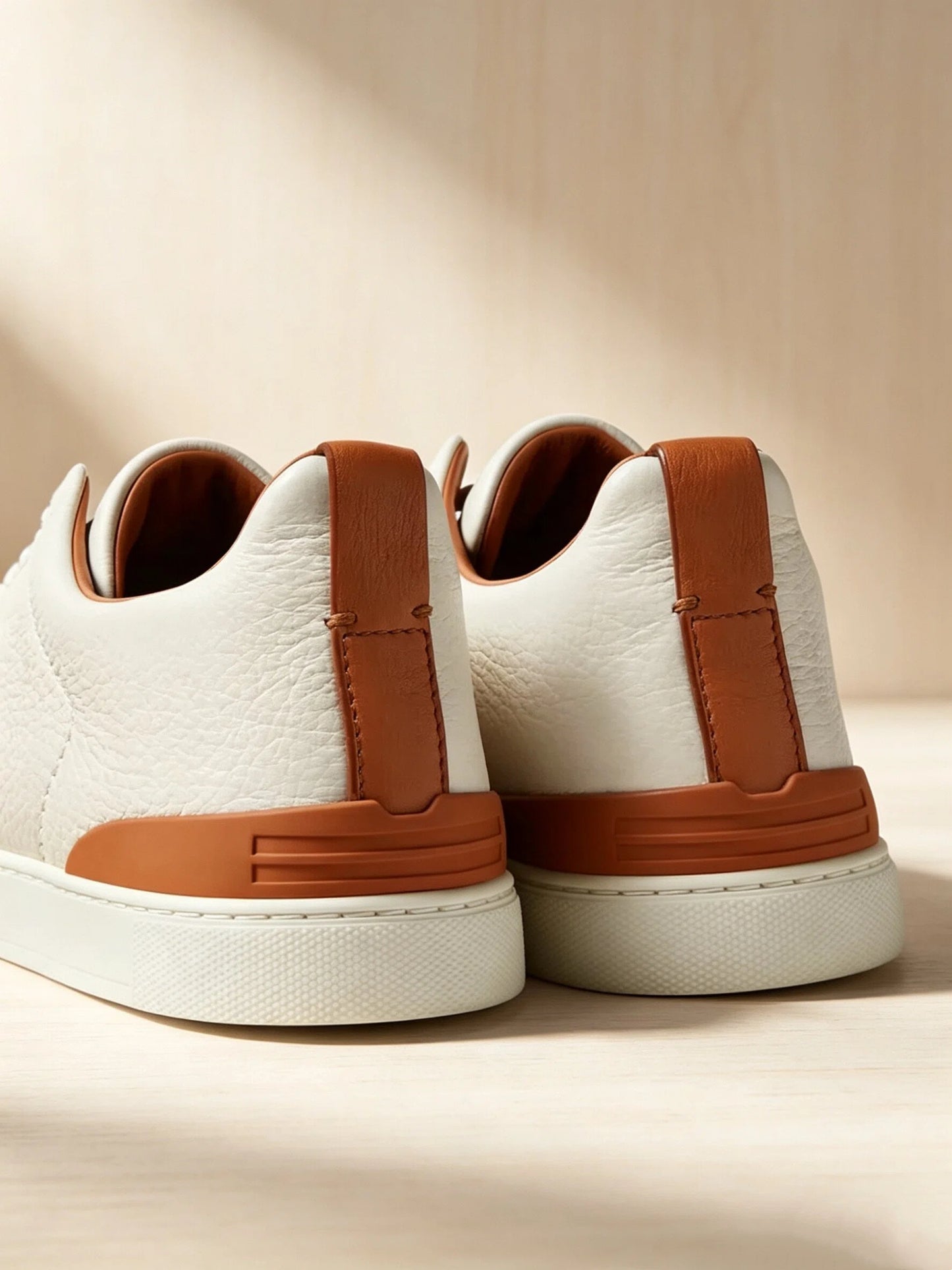 White Suede Casual Sneakers
