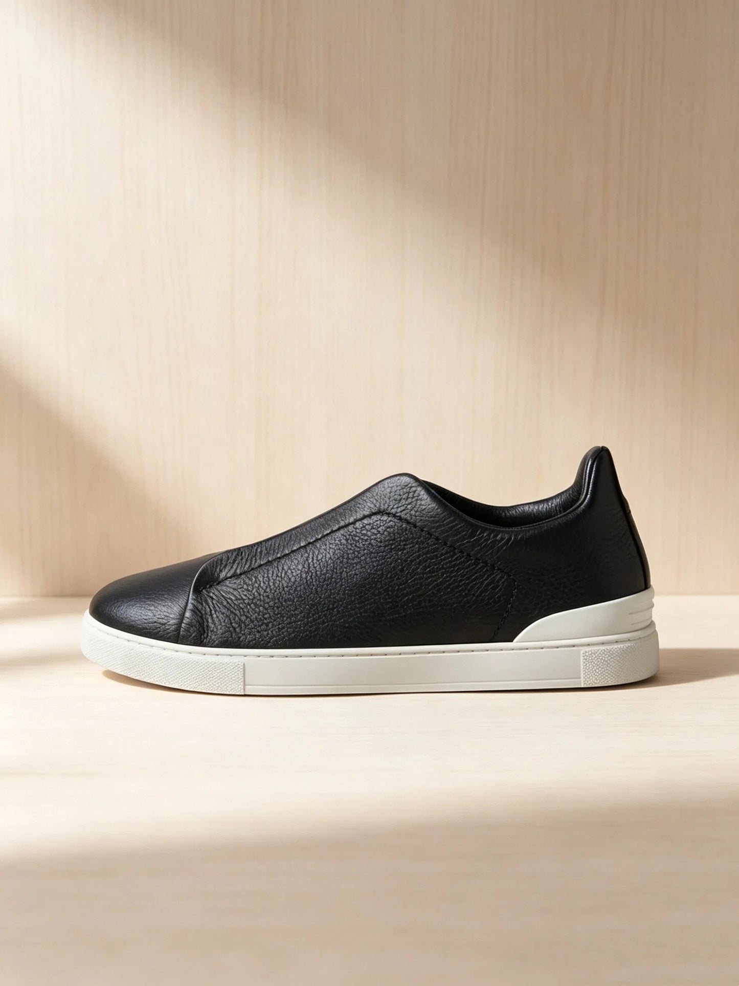 Black Suede Casual Sneakers