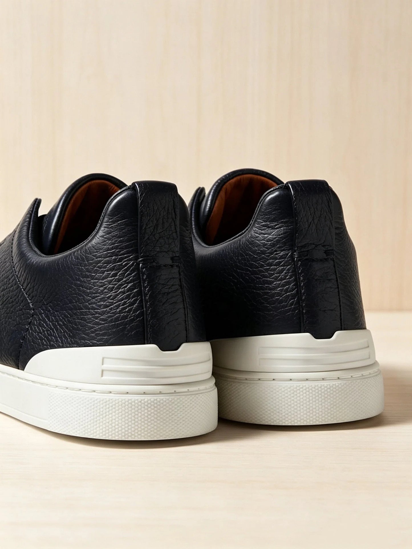 Black Suede Casual Sneakers