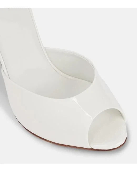 Elegant Patent Leather Mules