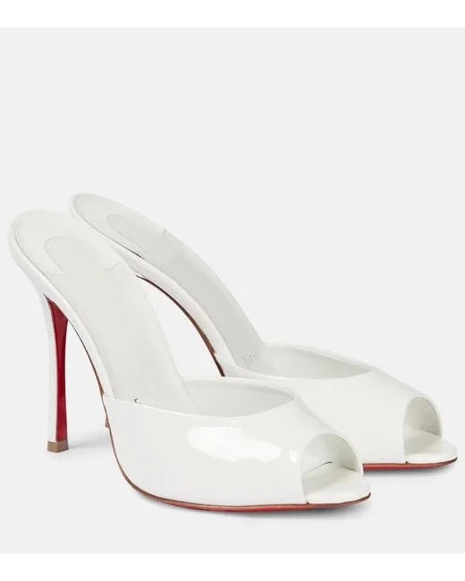 Elegant Patent Leather Mules