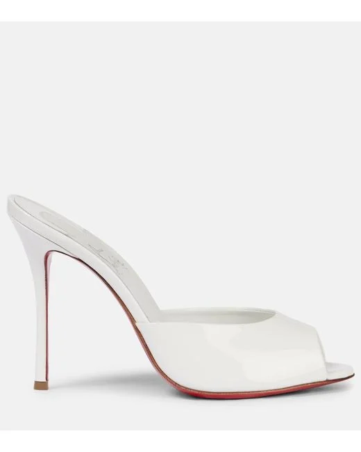Elegant Patent Leather Mules