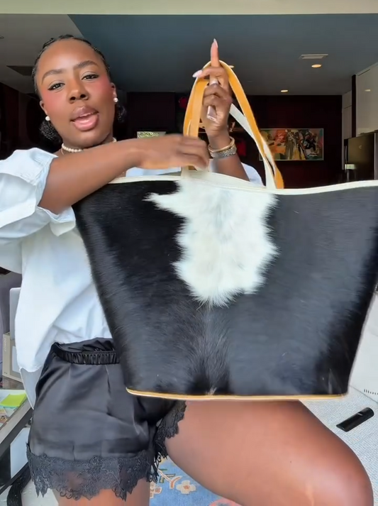 Natural Cowhide Totes [EXTRA LARGE]