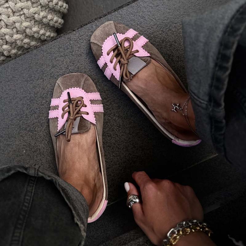 Casual Sports Lace-Up Flats