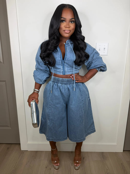 Denim Sports Set